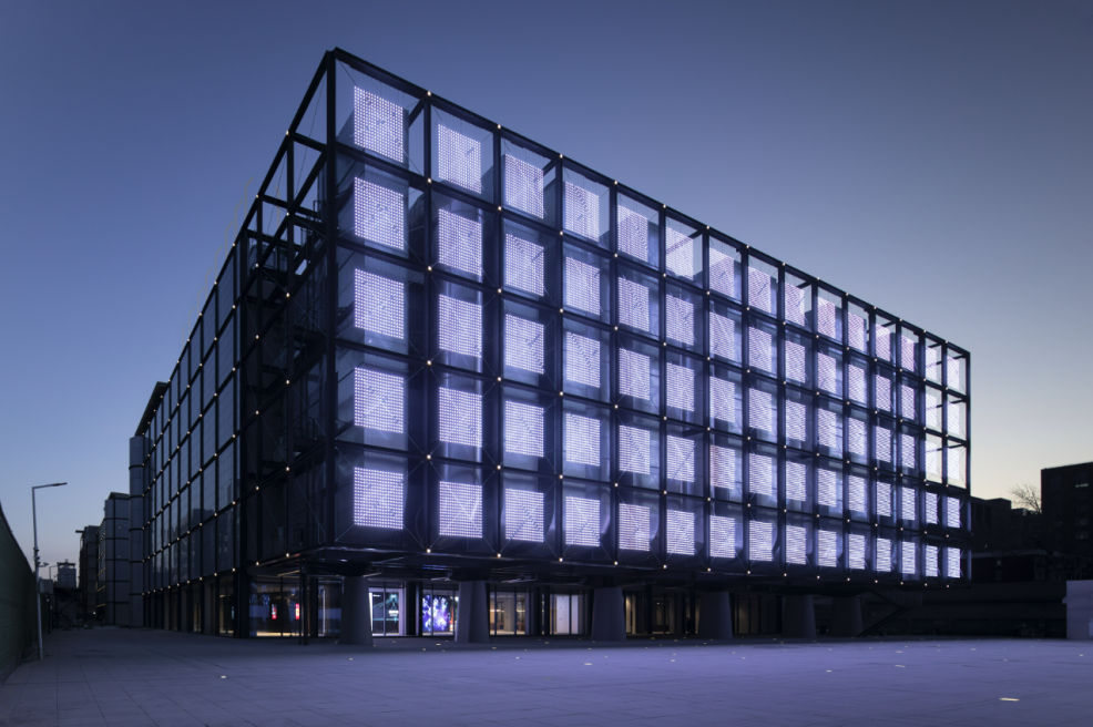  图为北京数字经济算力中心设施外观