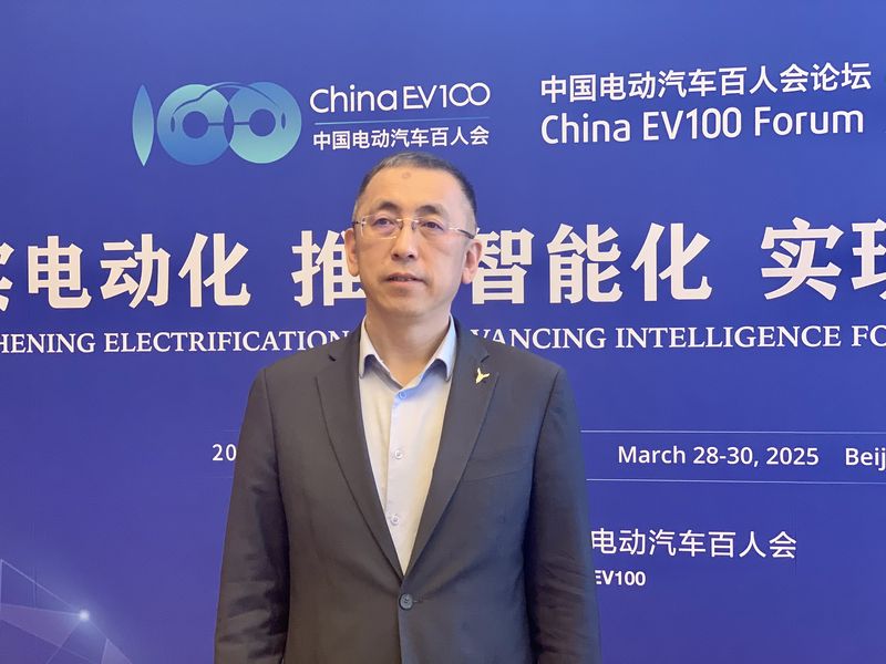 岚图汽车首席执行官卢放。新京报贝壳财经记者 张冰 摄