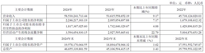 HESENSE视频的2024财务报告：收入为585.3亿元人民币