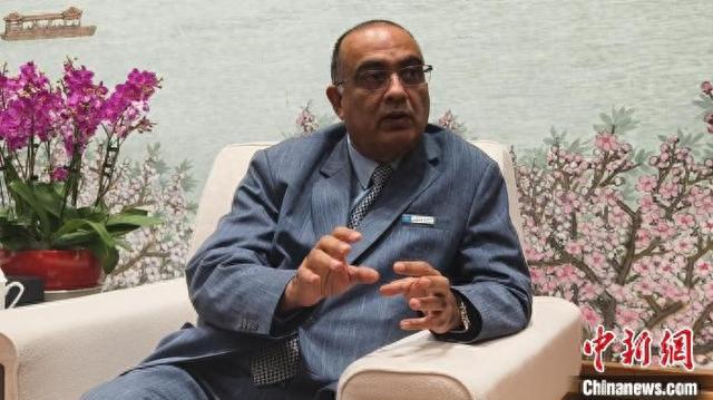 3月30日，联合国教科文组织东亚办事处代表夏泽翰接受中新网专访。中新网记者 苏婧欣 摄