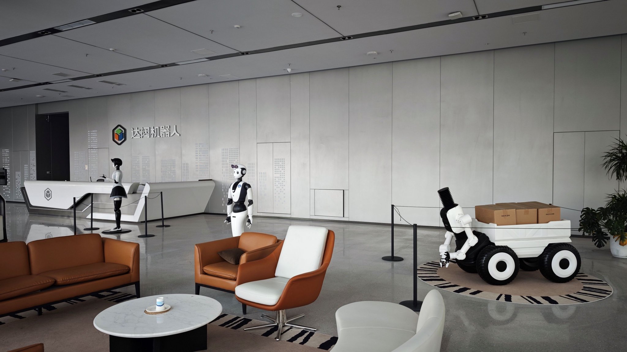达闼科技总部一楼大厅 时代周报朱成呈摄