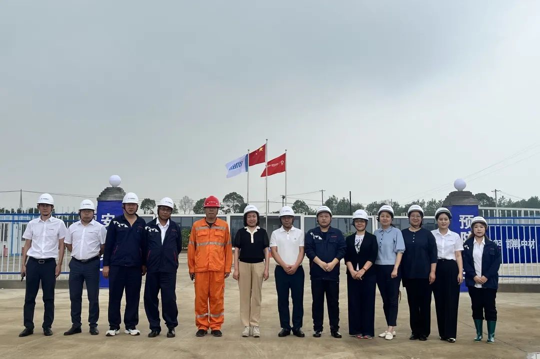 △2024年6月，北新建材党委副书记、董事、工会主席张静一行到北新防水安徽公司调研指导