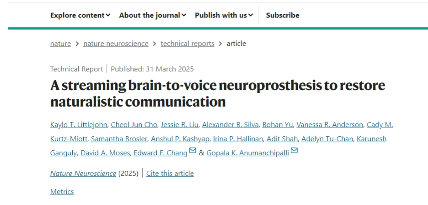 图片来源：《自然神经科学》杂志