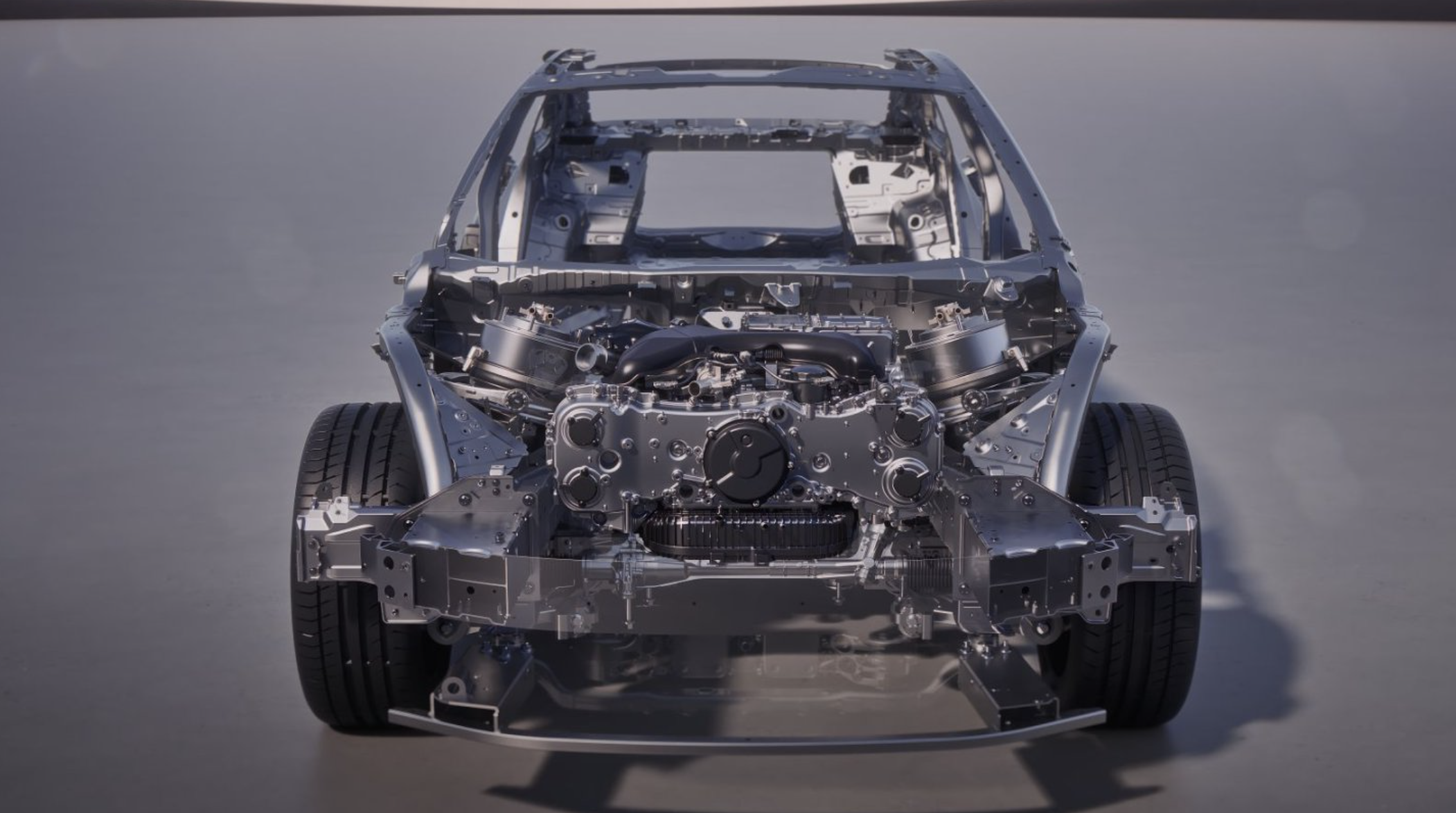 仰望U7搭载了自主研发的2.0T的水平对置发动机 | 图片来源：比亚迪