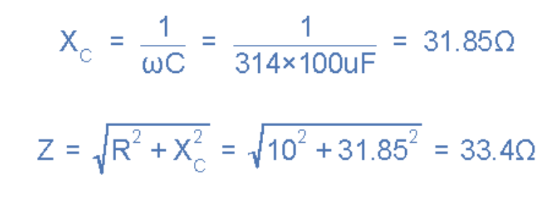 [电路阻抗计算公式]