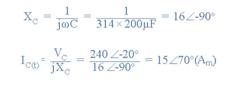 [电容器电流计算公式]