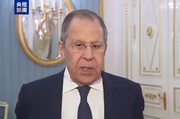 俄罗斯外交部长拉夫罗夫 （图片来源：央视新闻）