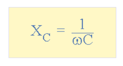[容抗公式图示]