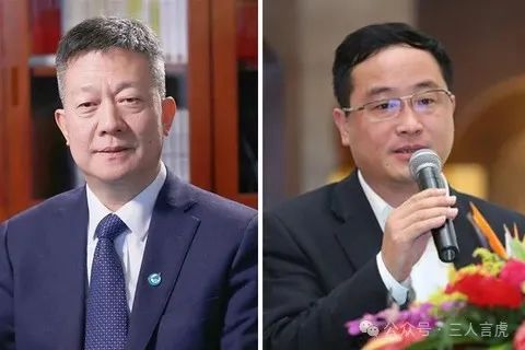 贵寓图：姚江涛（左）、中航信赖副总司理：魏颖晖（右）