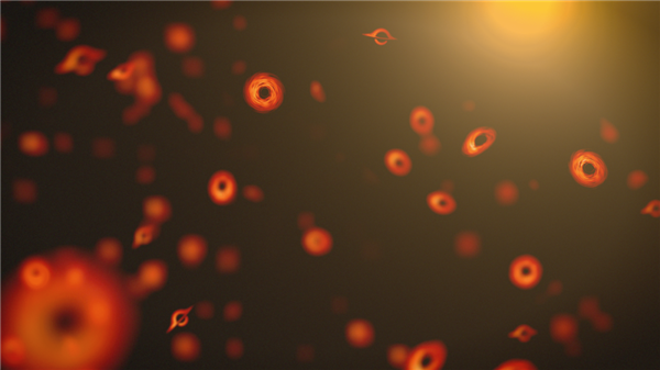 原初黑洞示意图（图片来源：NASA）