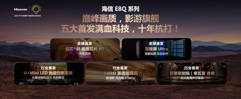 五大狠活升级!“爆款王”海信E8Q Pro让游戏党追剧党集体真香