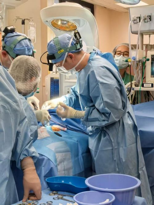 曾嘉航主任和范世豪主任探查胸腔