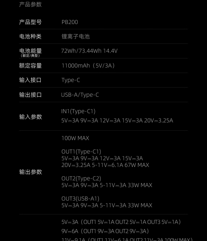 京东酷态科 15 号电能柱 SE20000 毫安时 100W148.45 元起直达联络