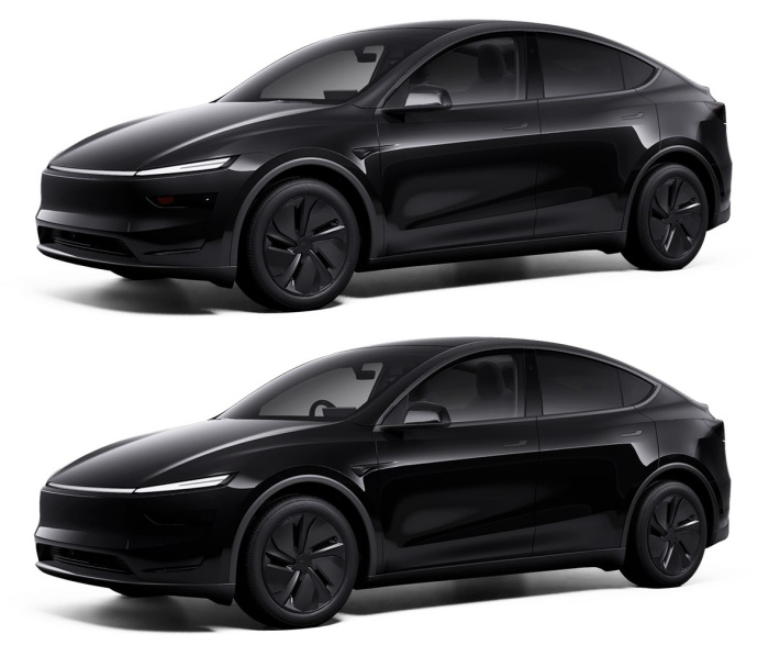 ▲ 上面是钻石黑，下面是纯黑