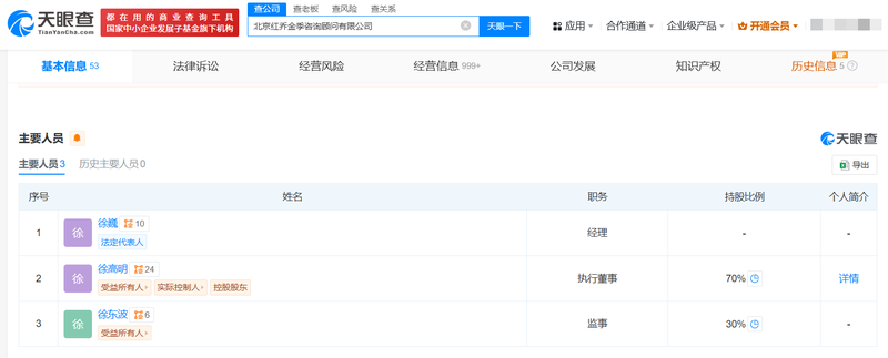 图源：天眼查截图