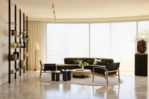 图：联排别墅，将自然融入建筑的宁静居所