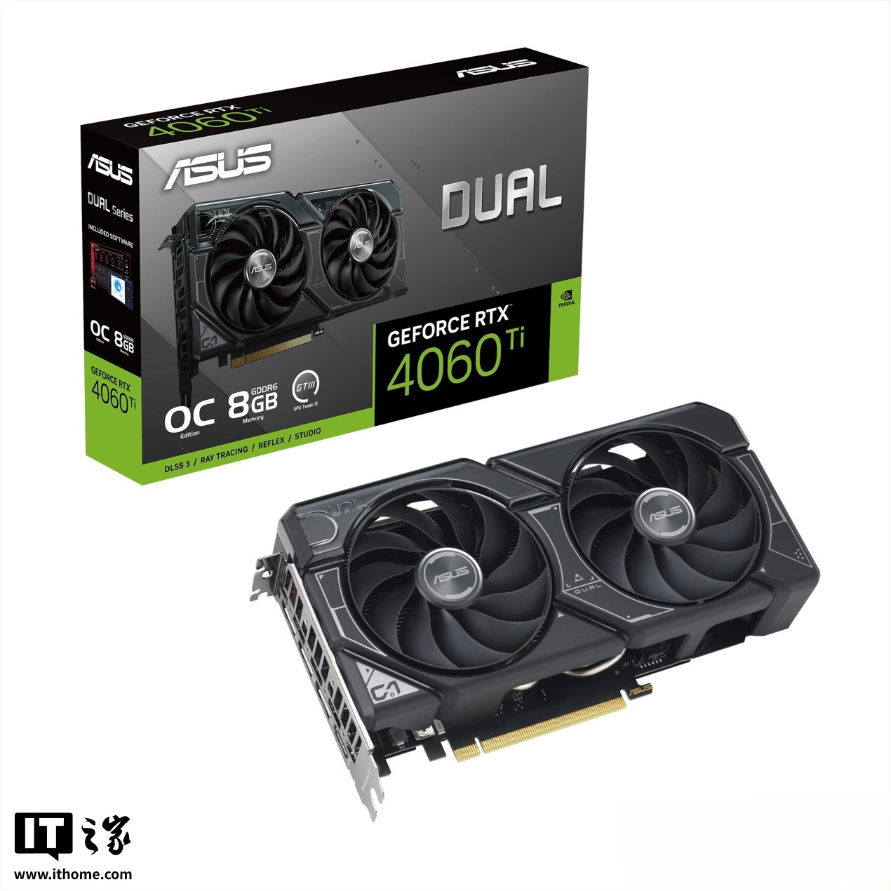 华硕 Dual RTX 4060 Ti 8GB OC 显卡