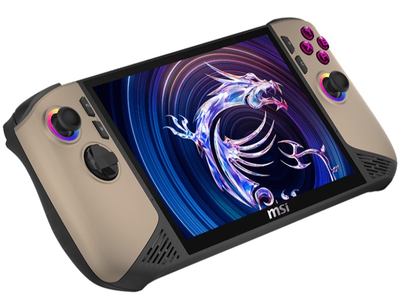 ▲ 采用 Lunar Lake 处理器的微星 Claw 8 AI+