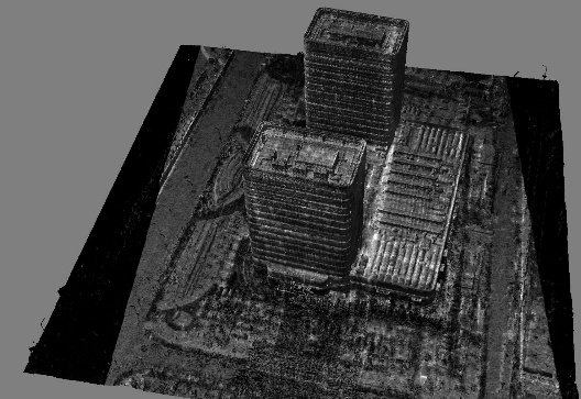 单极化SAR三维成像数据。空天院供图