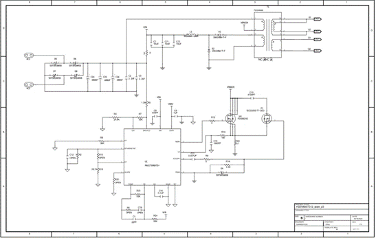 图3. 性能测试使用的示例电路