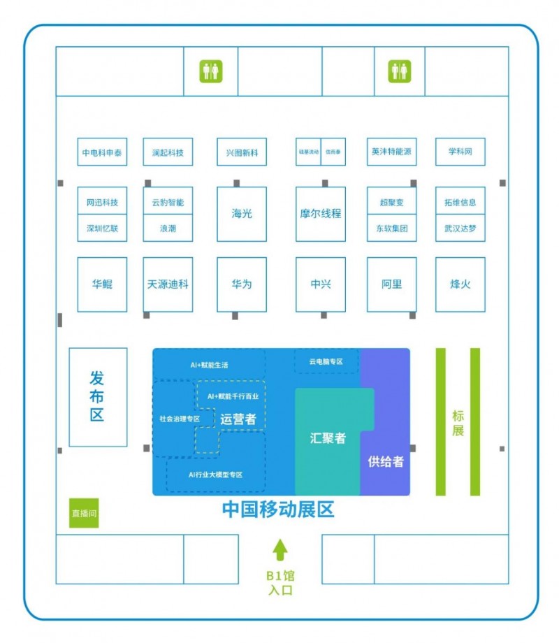 （展区平面图）