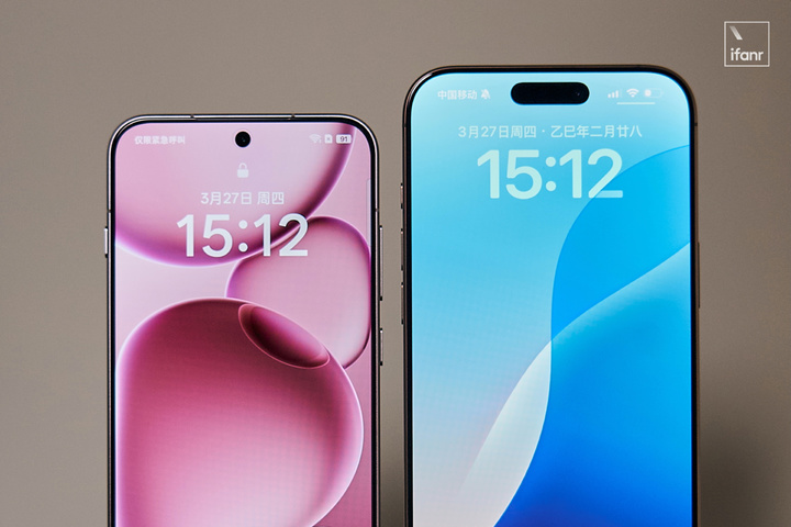▲ 左：OPPO Find X8s / 右：iPhone 16 Pro Max