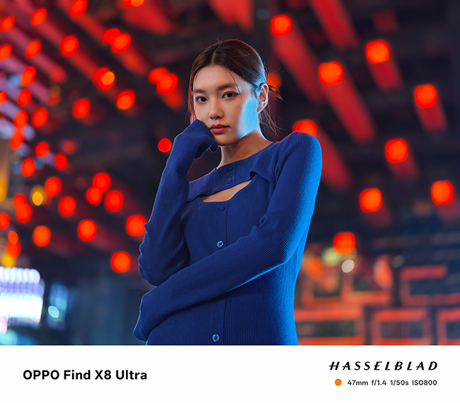 另外在人像模式中，OPPO Find X8 Ultra还提供了2倍等效47mm的预设焦段，这个焦段非常适合拍摄半身照。