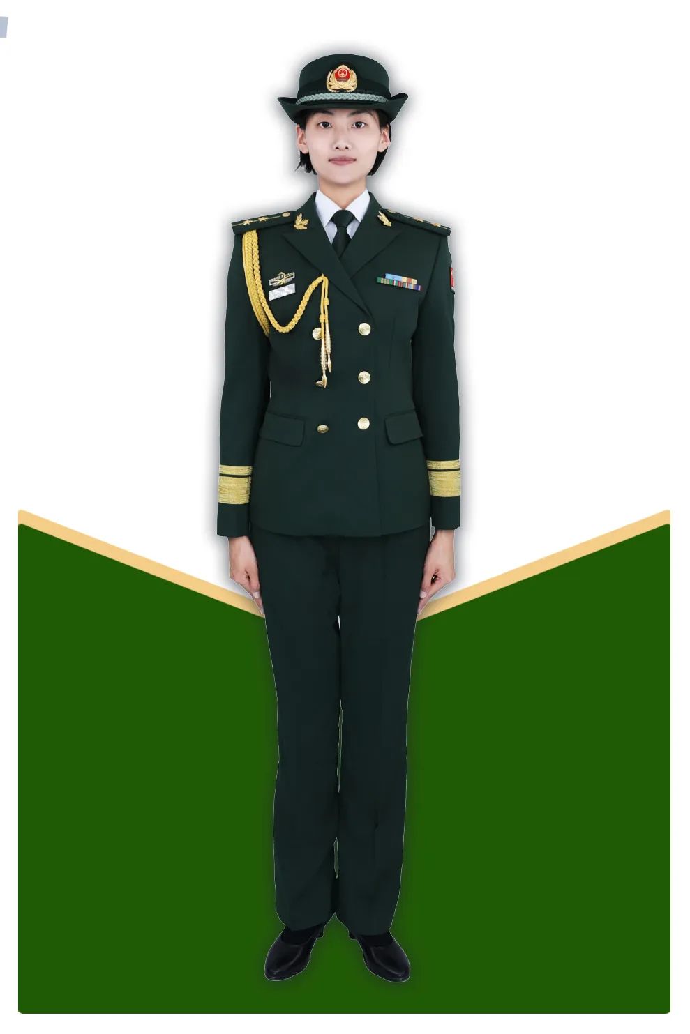 武警常用军服配套穿着一图看懂