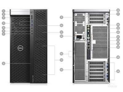 图为：戴尔Precision 7920高清实拍图