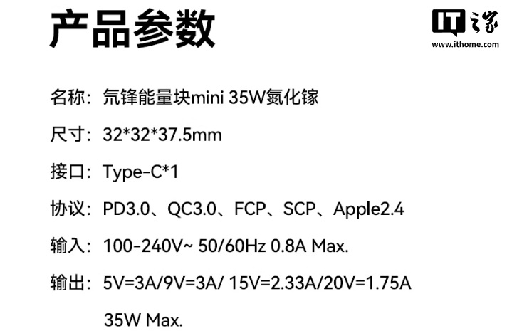 ▲ 红魔氘锋能量块 35W