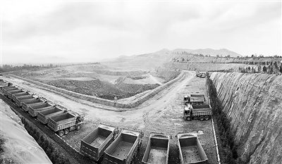 山东青州中联矿区。 受访者供图