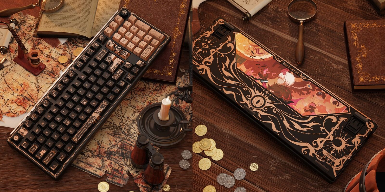 京东瓦尔基里 VK99 Pro 键影斑斓-光之卷 机械键盘299 元直达链接