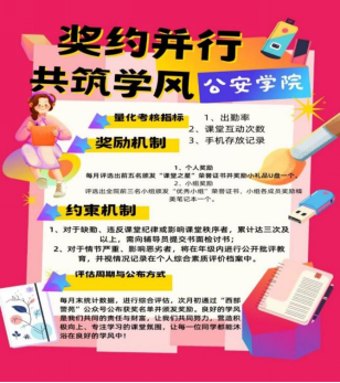 ▲西北政法大学公安学院制作的相关海报