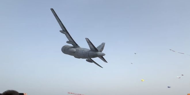 　　郭洪利的飞机风筝 受访者供图