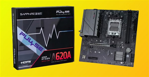仅中国！蓝宝石释放A620亲民主主板：Ryzen 7 9800