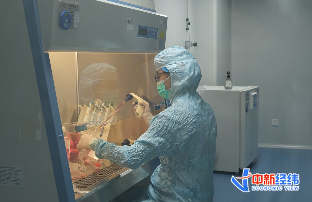 华清智美研发实验室 中新经纬张嘉怡摄