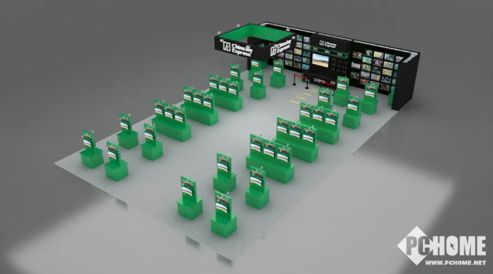 ChinaJoy Express游戏试玩区（CJE）示意图