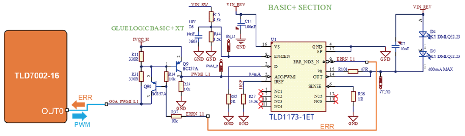 图8 驱动单通道低边线性恒流源芯片TLD1173-1ET