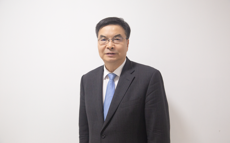 ▲对外经济贸易大学校长、党委副书记赵忠秀教授。受访者供图