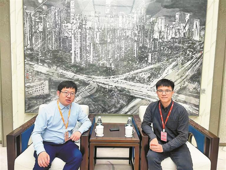 智行者科技联合创始人霍舒豪。（受访者供图）