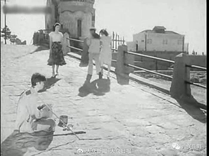 电影《海魂》在太平路上拍摄的外景 图源：“八关山畔”微信公众号