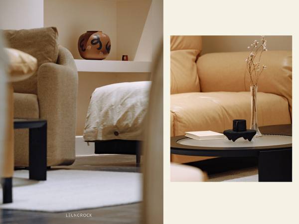 ▲支吾家居「半熟」器物展现场（摄影：小红书良洛奇）