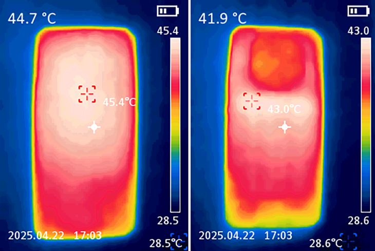 60fps原生模式下《原神》半小时发热情况