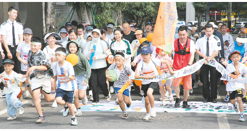 沿邕江跑步,跑友们关切上升。