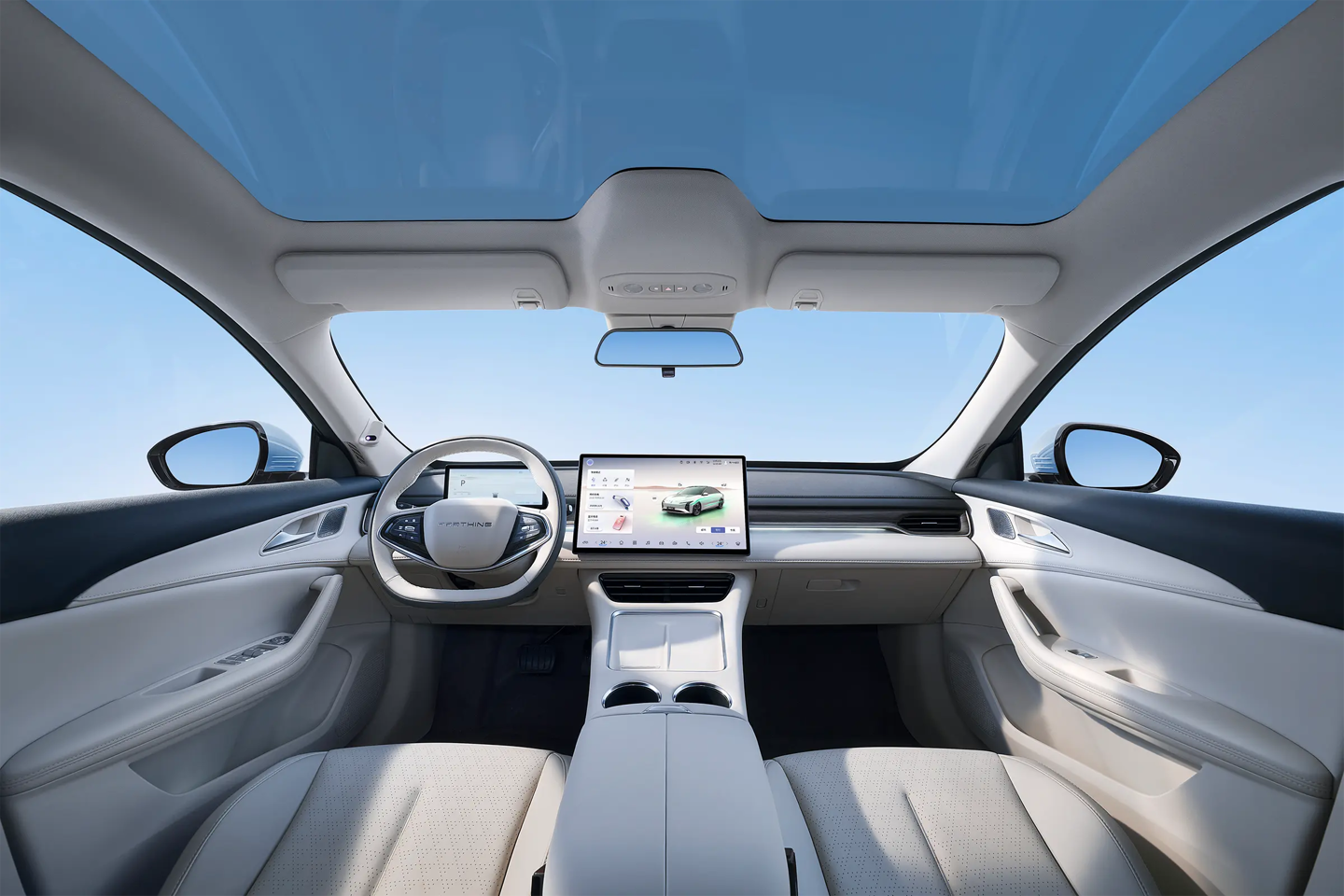 ▲ 纯电版本车型座舱官图