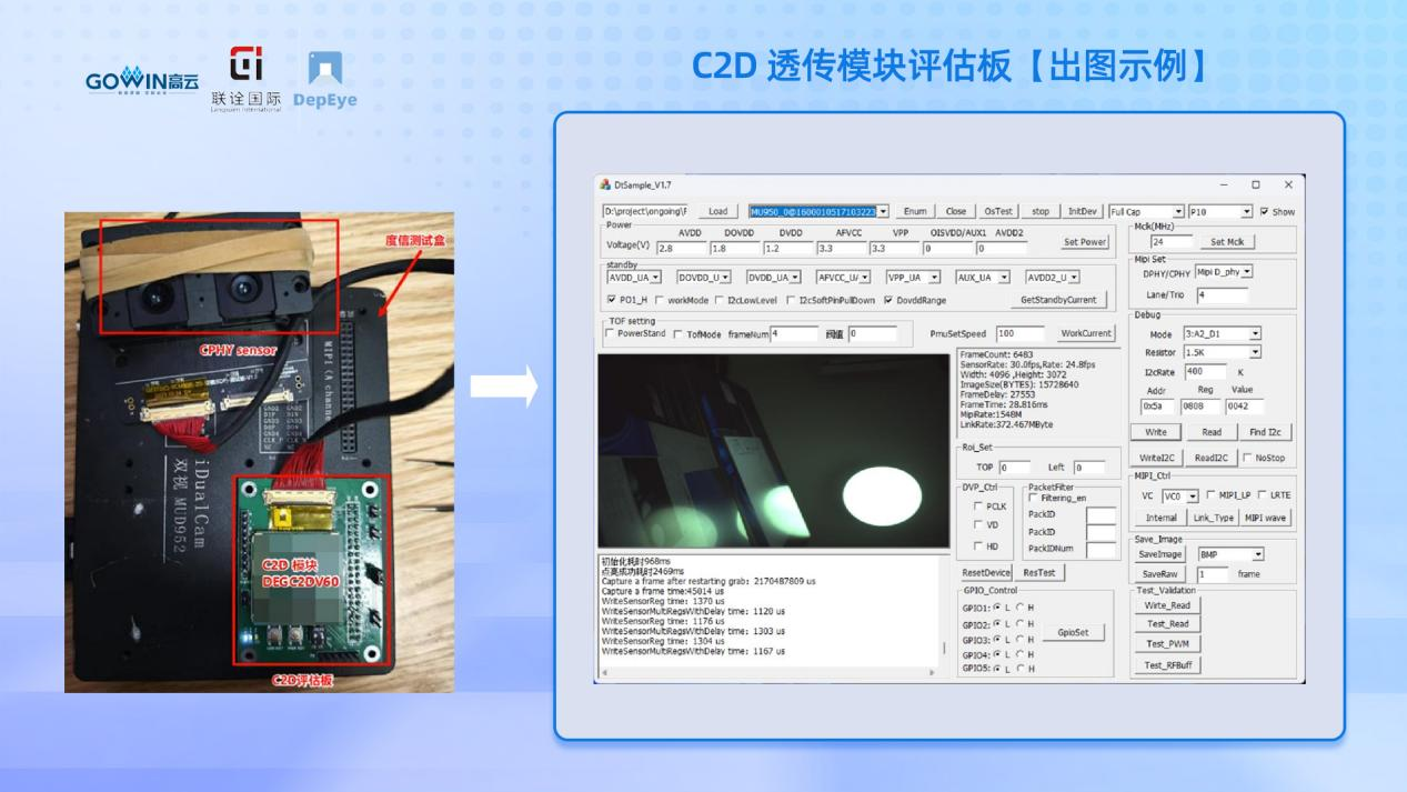 C2D透传模块评估板【出图示例】