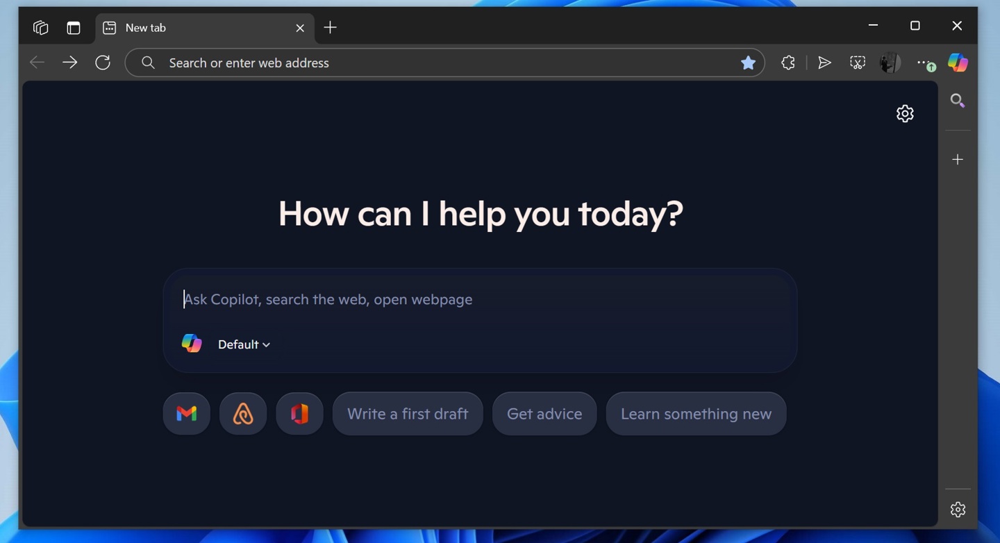 Copilot 新标签页