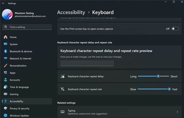 Microsoft加速删除控制面板：Windows 11设置中的键盘