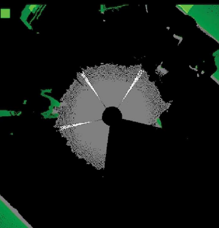 图6. 四个TOF模块的组合顶视图