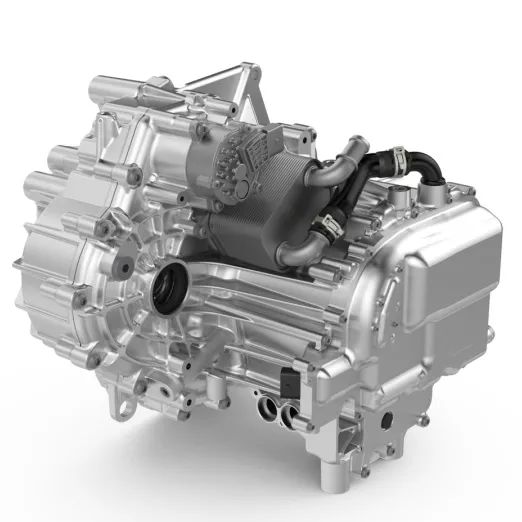 ▲ 采埃孚电驱增程驱动系统